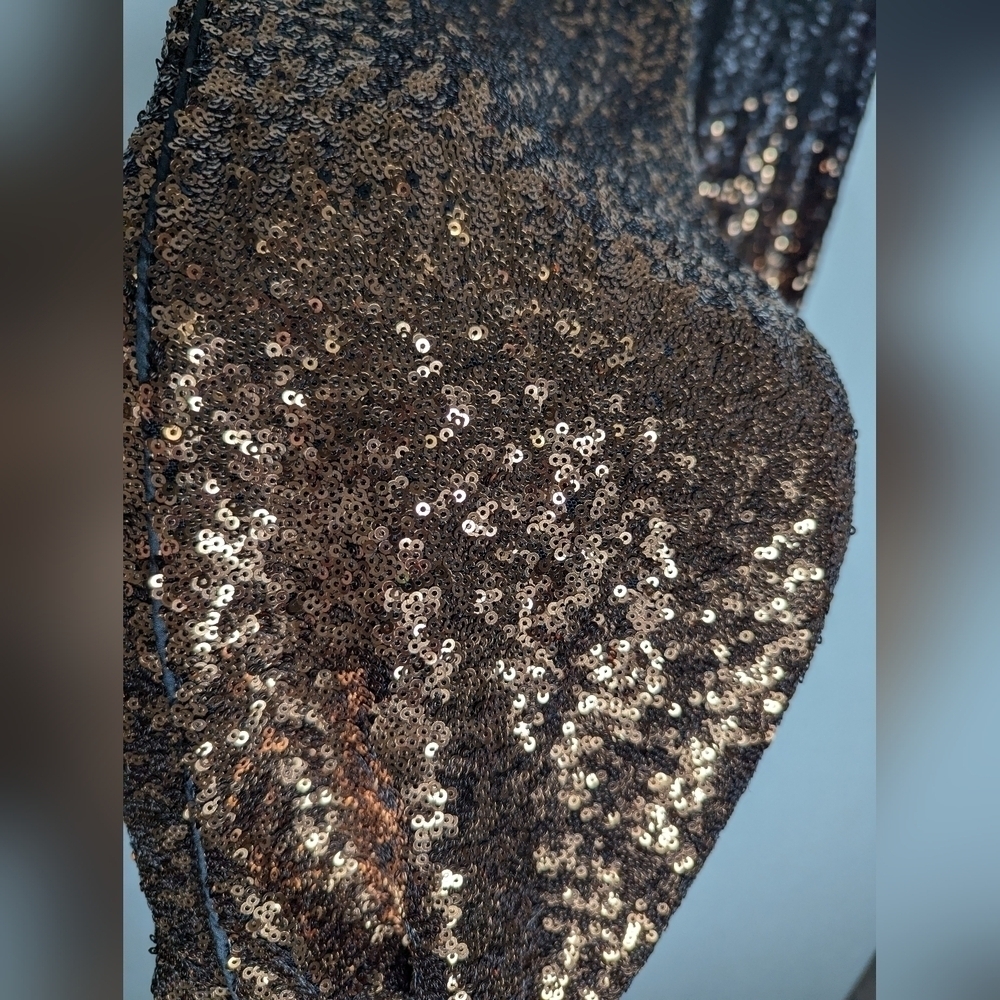 Johnny Was NWT Black and Copper Sequin Pants - Picture 12 of 16